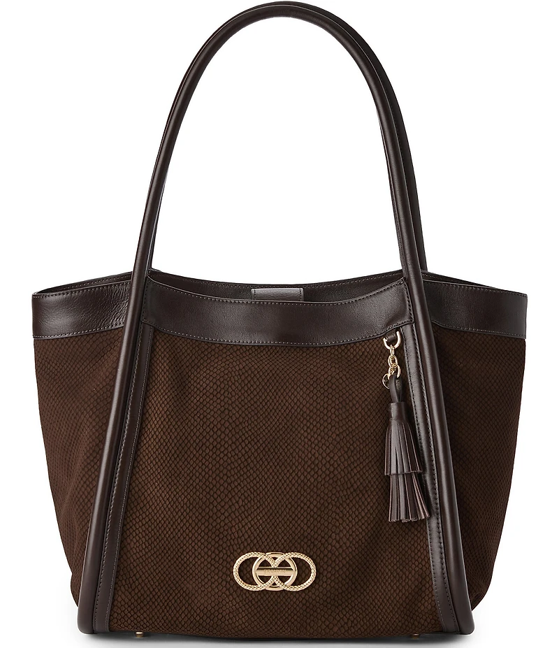 BRAHMIN Deveron Collection Bailee Oversized Tote Bag