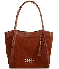 BRAHMIN Deveron Collection Bailee Sparkling Cider Slouchy Tote Bag