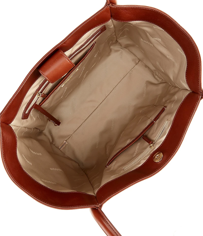 BRAHMIN Deveron Collection Bailee Sparkling Cider Slouchy Tote Bag