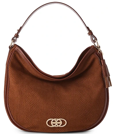 BRAHMIN Deveron Collection Kathleen Sparkling Cider Slouchy Hobo Shoulder Bag