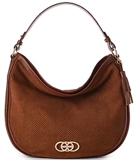 BRAHMIN Deveron Collection Kathleen Sparkling Cider Slouchy Hobo Shoulder Bag