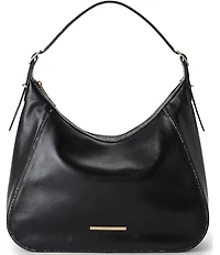 BRAHMIN Dietrich Collection Edie Snake Trim Slouchy Shoulder Bag