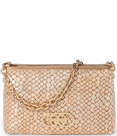 BRAHMIN Donegal Collection Gold Lorelei Shoulder Bag