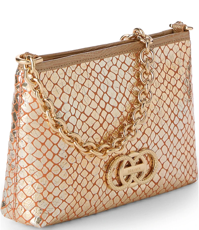 BRAHMIN Donegal Collection Gold Lorelei Shoulder Bag