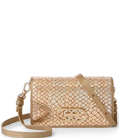 BRAHMIN Donegal Collection Gold Minuette Crossbody Bag