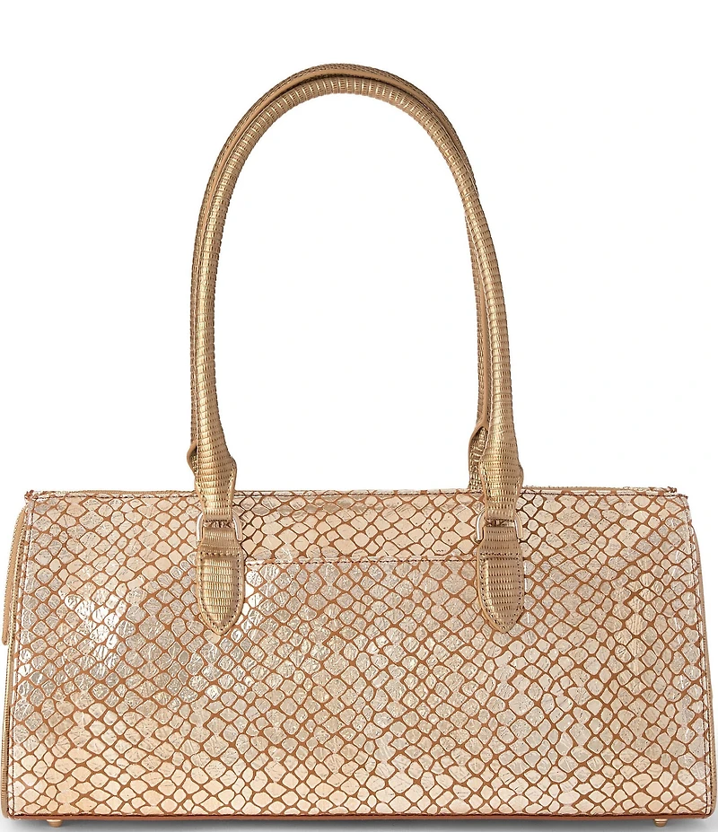 BRAHMIN Donegal Collection Gold Sophia Satchel Bag
