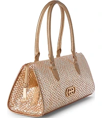 BRAHMIN Donegal Collection Gold Sophia Satchel Bag