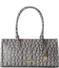 BRAHMIN Dove Vanderbilt Collection Sophia East West Satchel Bag