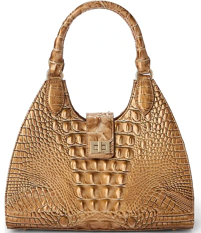 BRAHMIN Driftwood Melbourne Collection Adrian Satchel Bag