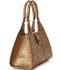 BRAHMIN Driftwood Melbourne Collection Adrian Satchel Bag
