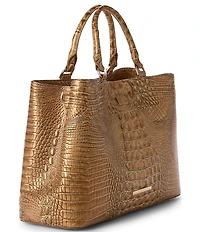 BRAHMIN Driftwood Melbourne Collection Denise Carryall Satchel Bag