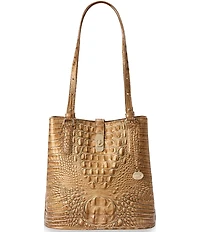 BRAHMIN Driftwood Melbourne Collection Fiora Bucket Bag