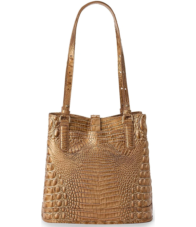 BRAHMIN Driftwood Melbourne Collection Fiora Bucket Bag