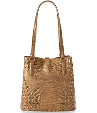 BRAHMIN Driftwood Melbourne Collection Fiora Bucket Bag