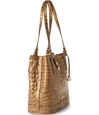 BRAHMIN Driftwood Melbourne Collection Fiora Bucket Bag