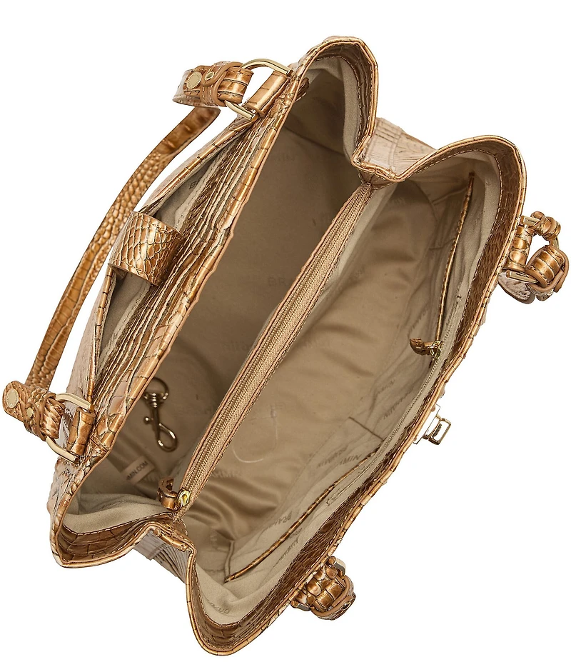 BRAHMIN Driftwood Melbourne Collection Fiora Bucket Bag
