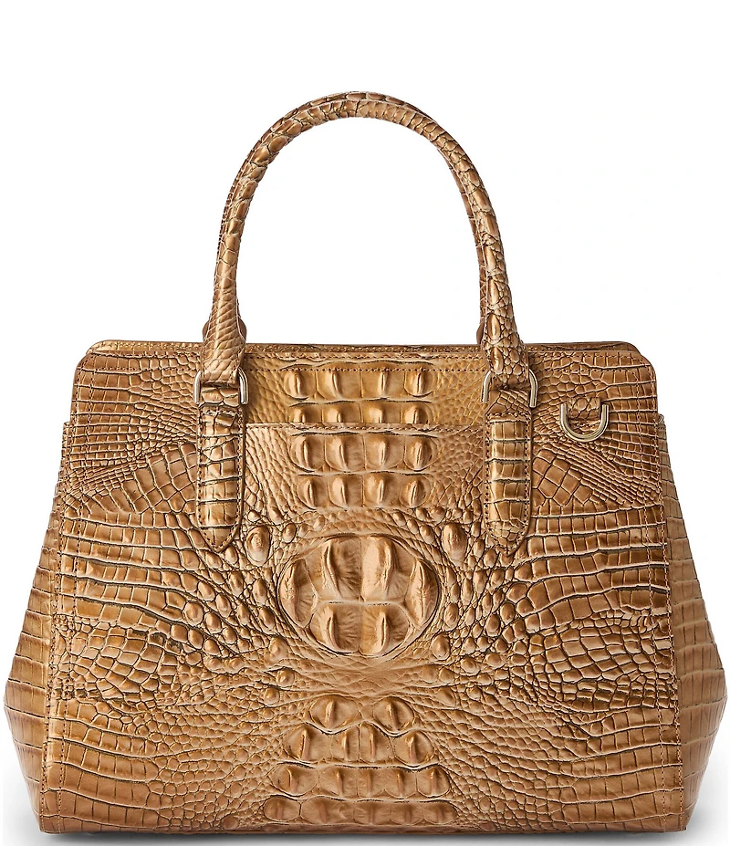 BRAHMIN Driftwood Melbourne Collection Small Finley Satchel Bag