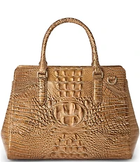 BRAHMIN Driftwood Melbourne Collection Small Finley Satchel Bag