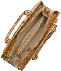 BRAHMIN Driftwood Melbourne Collection Small Finley Satchel Bag