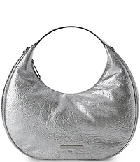 BRAHMIN Duchess Collection Silver Metallic Mindy Clutch