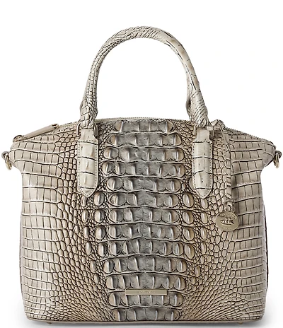 BRAHMIN Duxbury Fossilized Melbourne Satchel Bag