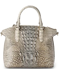 BRAHMIN Duxbury Fossilized Melbourne Satchel Bag