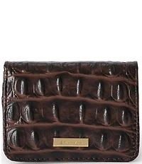 BRAHMIN Espresso Natrona Collection Clementine Small Wallet
