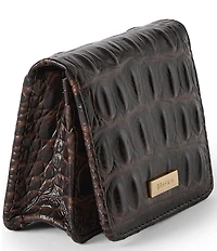 BRAHMIN Espresso Natrona Collection Clementine Small Wallet