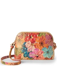 BRAHMIN Florita Melbourne Collection Amal Floral Crossbody Bag