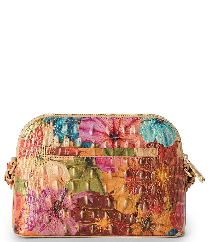 BRAHMIN Florita Melbourne Collection Amal Floral Crossbody Bag