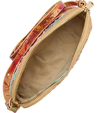 BRAHMIN Florita Melbourne Collection Amal Floral Crossbody Bag
