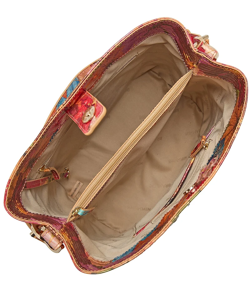 BRAHMIN Florita Melbourne Collection Celina Bucket Bag