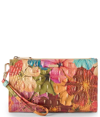 BRAHMIN Florita Melbourne Collection Daisy Wristlet