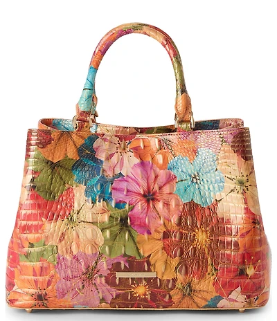 BRAHMIN Florita Melbourne Collection Small Denise Top Handle Satchel Bag