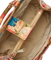 BRAHMIN Florita Melbourne Collection Small Denise Top Handle Satchel Bag