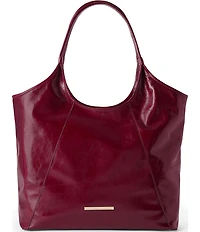 BRAHMIN Galloway Collection Cherry Lacquer Iona Tote Bag