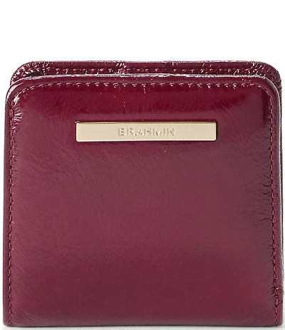 BRAHMIN Galloway Collection Cherry Lacquer Jane Mini Bifold Wallet