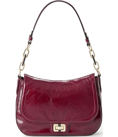 BRAHMIN Galloway Collection Cherry Lacquer Kristin Shoulder Bag