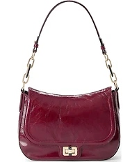 BRAHMIN Galloway Collection Cherry Lacquer Kristin Shoulder Bag