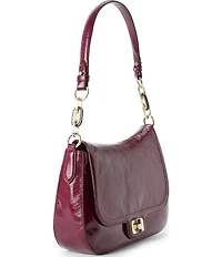 BRAHMIN Galloway Collection Cherry Lacquer Kristin Shoulder Bag