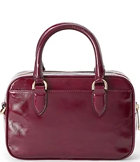 BRAHMIN Galloway Collection Cherry Lacquer Mara Satchel Bag
