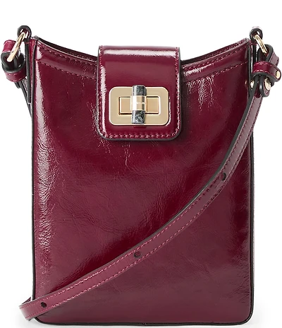 BRAHMIN Galloway Collection Cherry Lacquer Marley Crossbody Bag