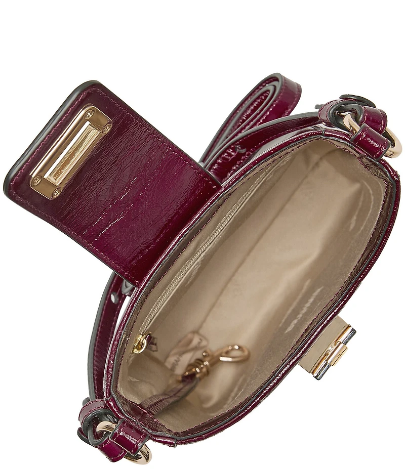 BRAHMIN Galloway Collection Cherry Lacquer Marley Crossbody Bag