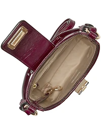BRAHMIN Galloway Collection Cherry Lacquer Marley Crossbody Bag
