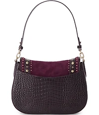 BRAHMIN Glasgow Collection Heroic Purple Kristin Shoulder Bag
