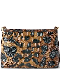 BRAHMIN Golden Lynx Animal Print Melbourne Collection Mod Lorelei Shoulder Bag