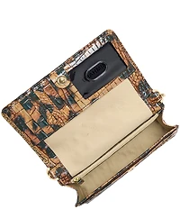 BRAHMIN Golden Lynx Animal Print Minuette Crossbody Bag