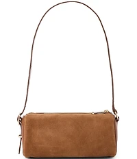 BRAHMIN Grassland Collection Billie Suede Barrel Shoulder Bag