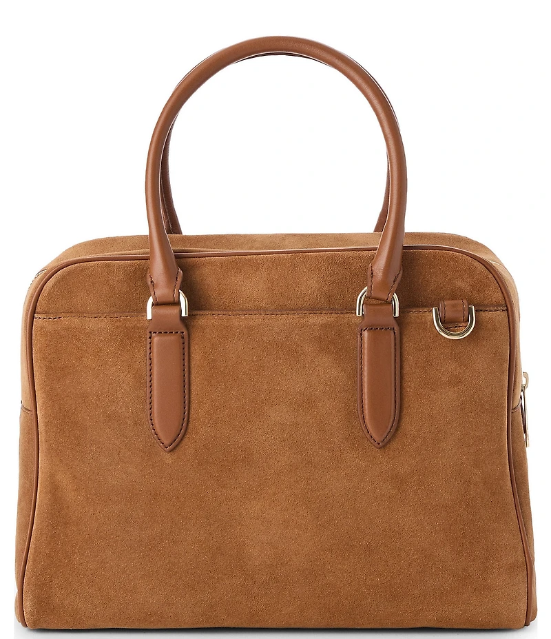 BRAHMIN Grassland Collection Marissa Suede Satchel Bag