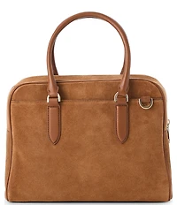 BRAHMIN Grassland Collection Marissa Suede Satchel Bag